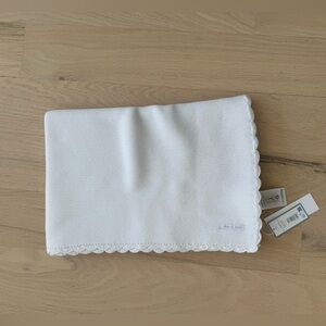 Jacadi Paris White Knit Blanket